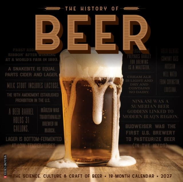 History Of Beer 2027 Wall By Willow Creek Press