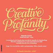 Creative Profanity 2027 Wall By Willow Creek Press