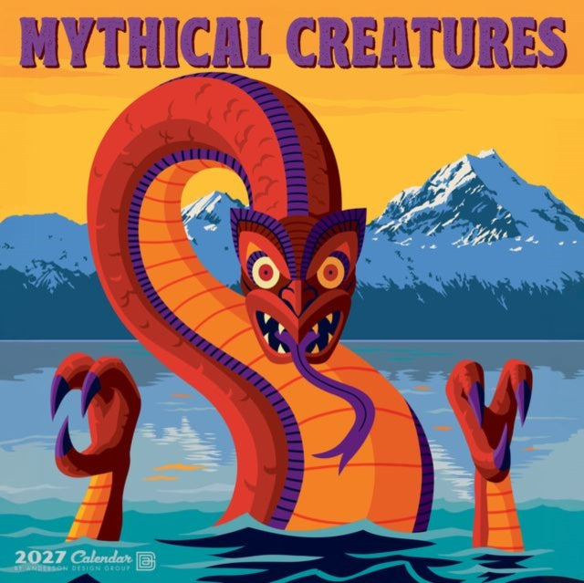 Mythical Creatures 2027 Wall By Willow Creek Press