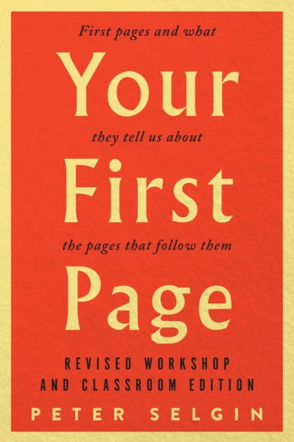 Your First Page: First Pages And What Th
