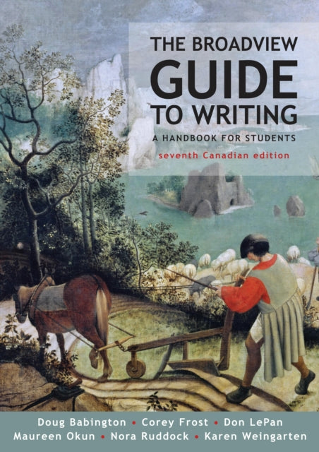 Broadview Guide To Writing Canadian Edit