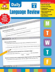 Daily Language Review Grade 4 Te By Publishers, Evan-moo