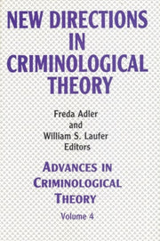 Advances In Criminological Theorynew Di
