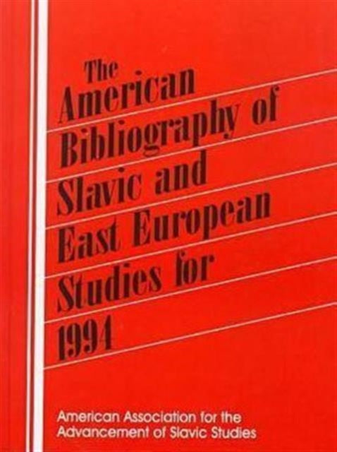 American Bibliography Of Slavic &