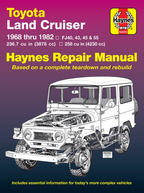 Toyota Land Cruiser 68 82 By Haynes Publishi