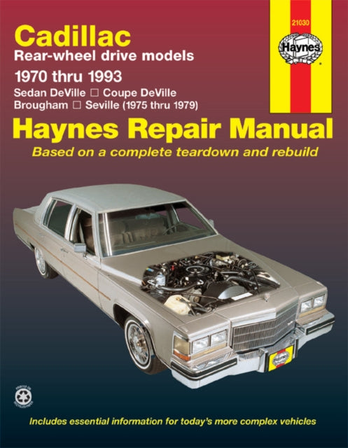 Cadillac Rwd Also 0751 By Haynes Publishi