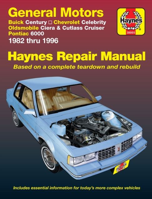 General Motors A Cars 1982 Thru 1995 By Haynes Publishi