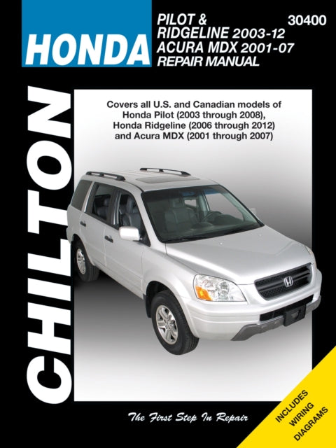 Honda Pilot Acura Mdx 0107 By Wegmann John A