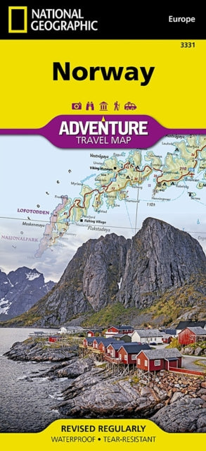 Norway Adventure Map National Geographic By National Geographic