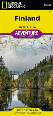 Finland Adventure Map National Geographi By National Geographic