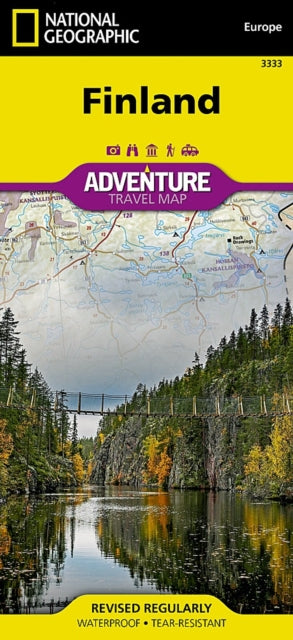 Finland Adventure Map National Geographi By National Geographic