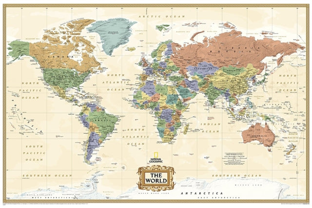 National Geographic World Wall Map By National Geographic