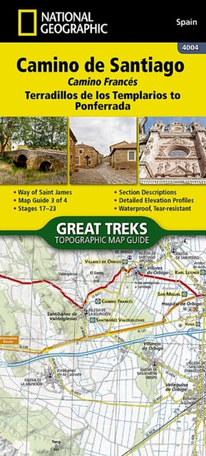 Camino De Santiago Camino Frances Map 3