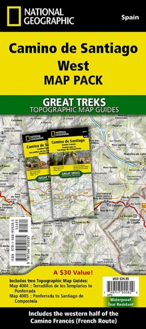 Camino De Santiago West Map Pack