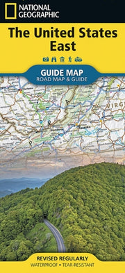 United States East Adventure Map Nationa By National Geographic
