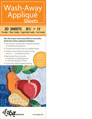Washaway Applique Sheets