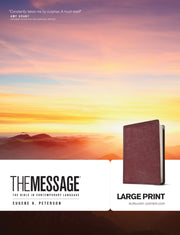 Message Large Print The By Eugene Peterson