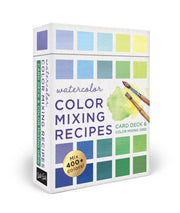 Watercolor Color Mixing Recipes Cards By Powell, William F
