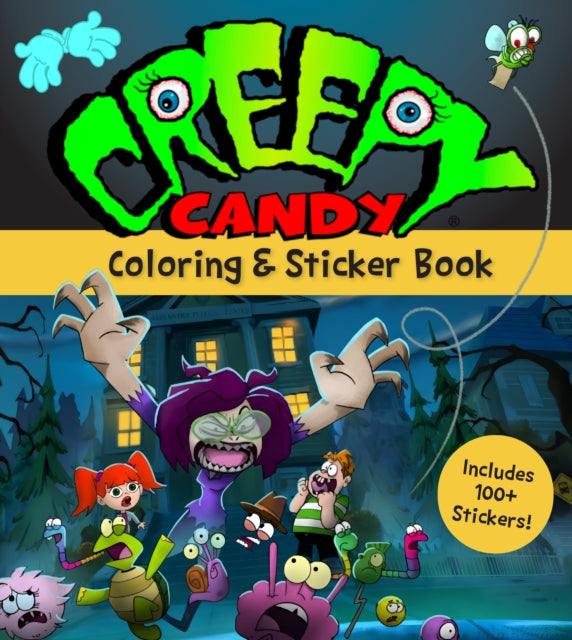 Creepy Candy Coloring Sticker Book By Toonz Animation Usa