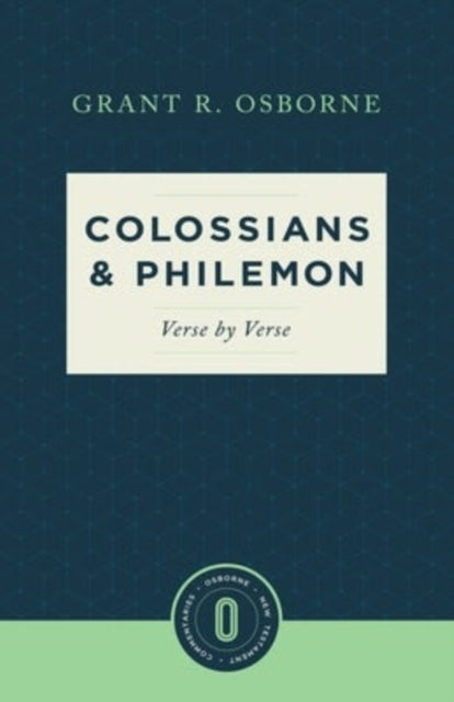 Colossians Philemon Verse By Verse