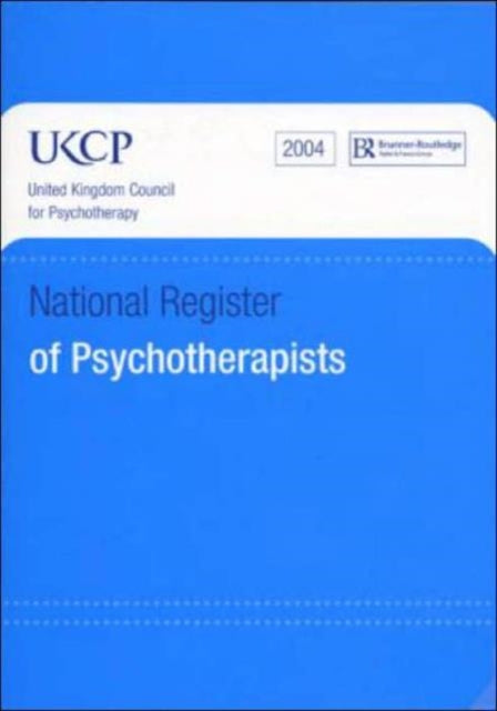 National Register Of Psychotherapists 20 By United Kingdom Counc