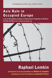Axis Rule In Occupied Europe: Laws Of Oc By Lemkin, Raphael