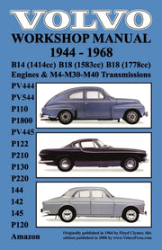 Volvo 1944-1968 Workshop Manual Pv444, P