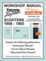 Bsa Sunbeam   Triumph Tigress Scooter 19 By Clymer, Floyd