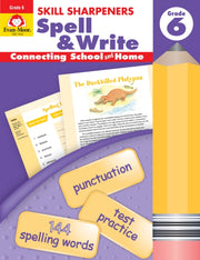 Skill Sharpeners Spell Write Grade 6 By Publishers, Evan-moo