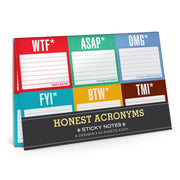 Sticky Note Packet Honest Acronyms By Knock Knock