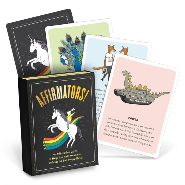 Affirmators 50 Cards Deck Self-helpyness By Knock Knock Books