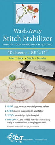 Washaway Stitch Stabilizer