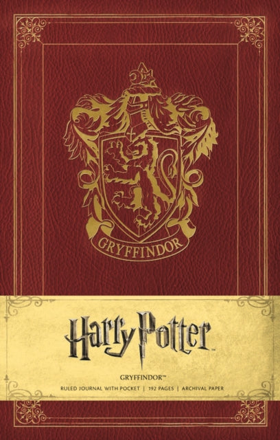 Harry Potter Gryffindor Ruled Journal