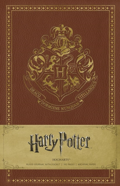 Harry Potter Hogwarts Ruled Journal