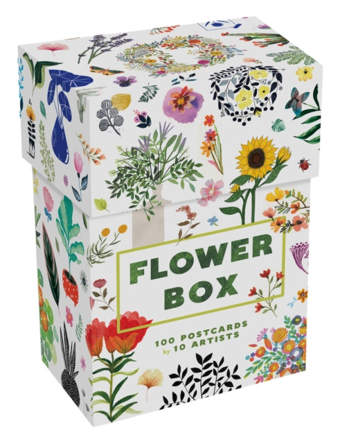 Flower Box 100 Postcards By 10 Artists