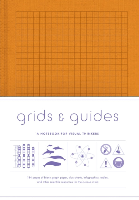 Grids Guides Orange Notebook
