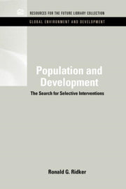 Population And Development: The Search F