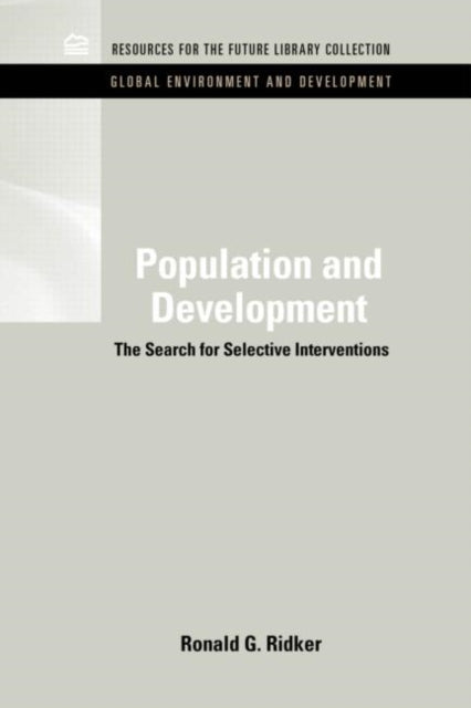 Population And Development: The Search F