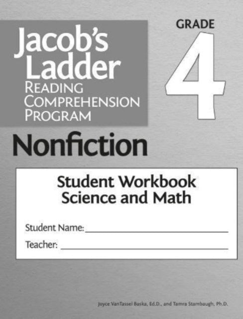 Jacobs Ladder Wkbks Nonf 4 Science By Vantassel-baska