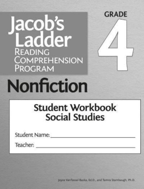 Jacobs Ladder Wkbks Nonf 4 Social By Vantassel-baska