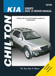 Kia Sorento Repair Manual By Haynes Publishi