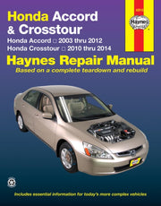 Honda Accord   Crosstour 2003 Thru 2012