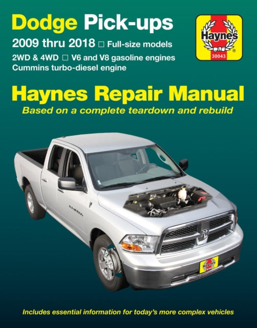 Dodge Pick-ups 2009 Thru 2018 Haynes Rel