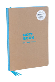 Kraft & Blue A4 Notebook Lined Paper