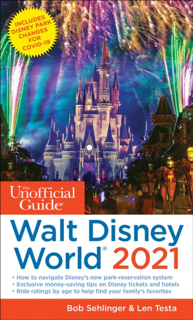 Unofficial Guide Walt Disney World 202p By Sehlinger, Bob