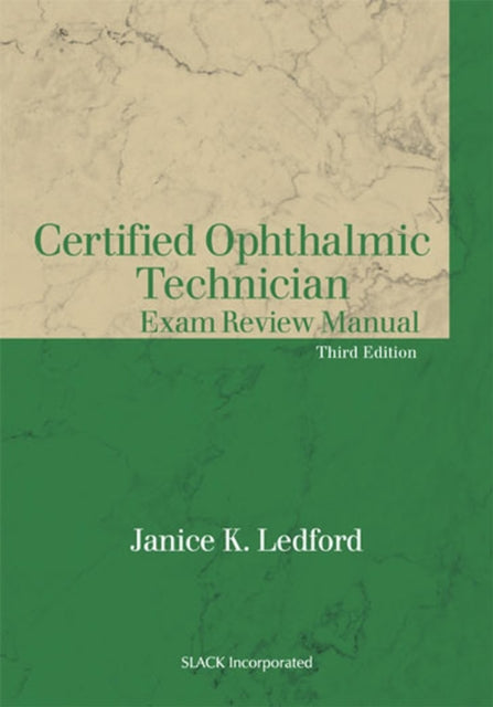 Certified Ophthalmic Technician Exam Re