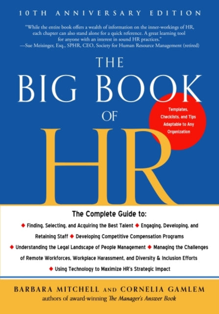 Big Book Of Hr 10th Anniversary Edition By Mitchell, Barbara