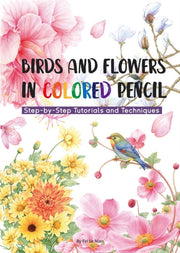 Birds & Flowers In Colored Pencil