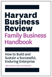 Harvard Business Review Family Business By Baron, Josh