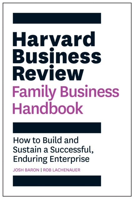 Harvard Business Review Family Business By Baron, Josh